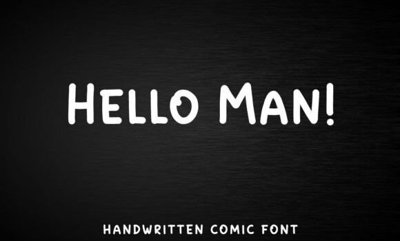 Hello Man Font - Featured Image