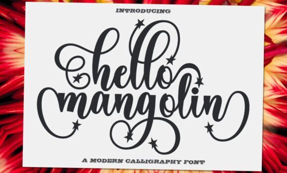 Hello Mangolin Font - Featured Image