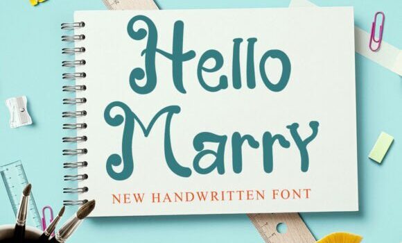Hello Marry Font Fonts Free Download Hello Marry Font - Featured Image