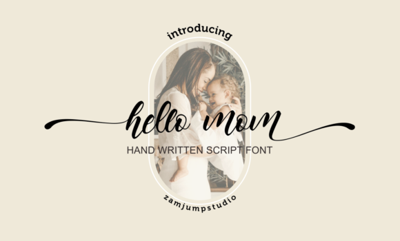 Hello Mom Font - Featured Image