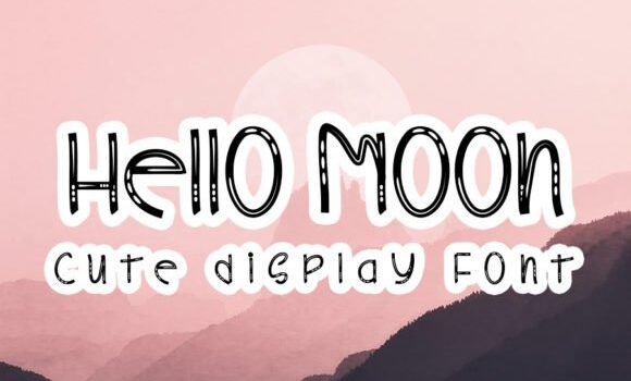 Hello Moon Font - Featured Image