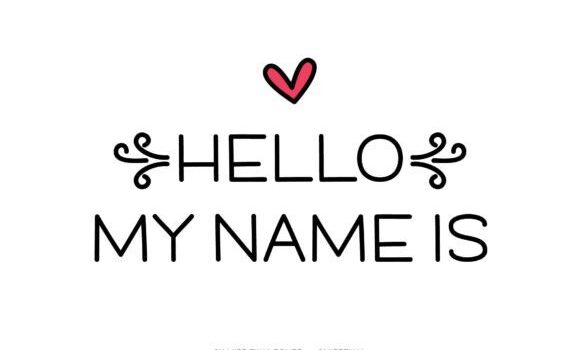 Hello My Name is Font - Featured Image