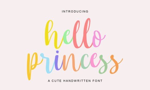 Hello Princess Font - Featured Image