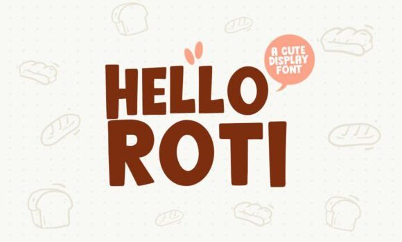 Hello Roti Font - Featured Image