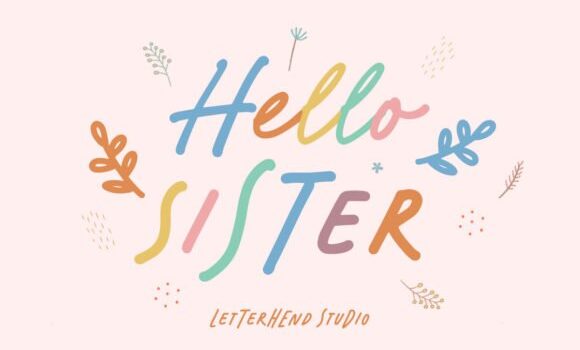 Hello Sister Font Fonts Free Download Hello Sister Font - Featured Image