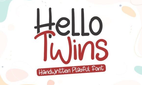 Hello Twins Font Fonts Free Download Hello Twins Font - Featured Image