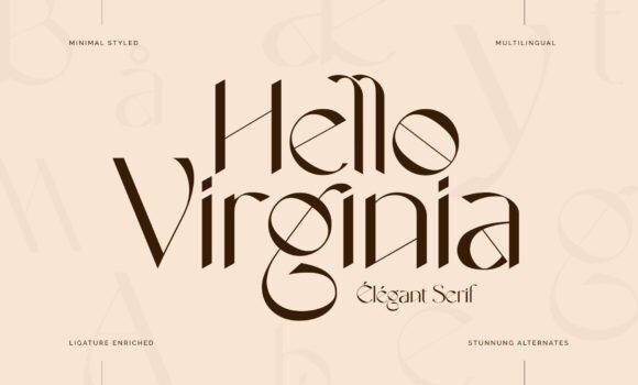 Hello Virginia Font - Featured Image