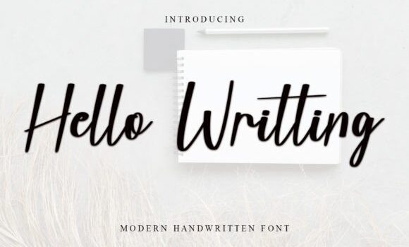 Hello Writting Font - Featured Image