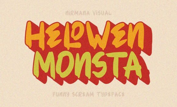 Helowen Monsta Font Fonts Free Download Helowen Monsta Font - Featured Image