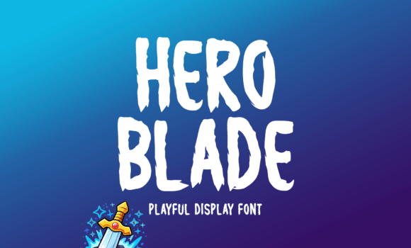 Hero Blade Font - Featured Image