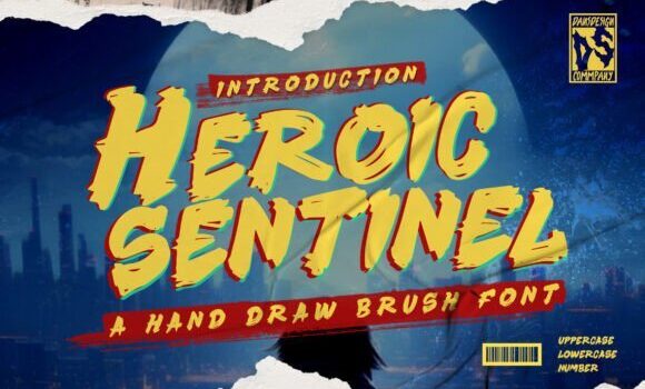 Heroic Sentinel Font - Featured Image