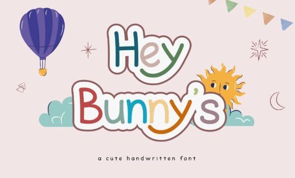 Hey Bunny's Font - Featured Image