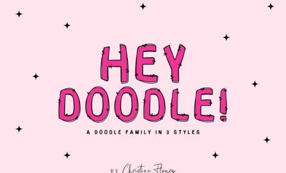 Hey Doodle Font Fonts Free Download Hey Doodle Font - Featured Image