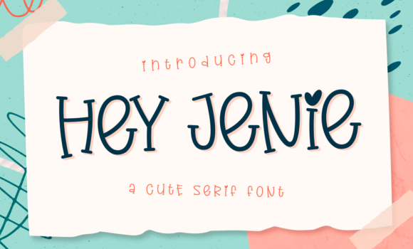 Hey Jenie Font - Featured Image