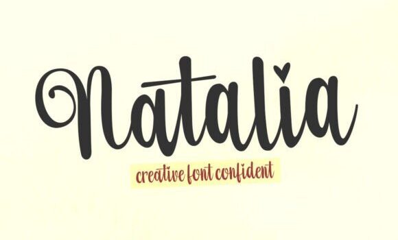 Hey Natalia Font Fonts Free Download Hey Natalia Font - Featured Image