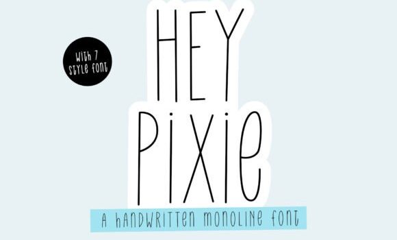 Hey Pixie Font Fonts Free Download Hey Pixie Font - Featured Image