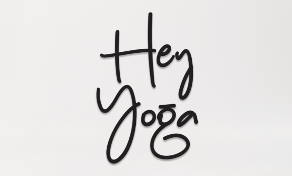 Hey Yoga Font - Featured Image