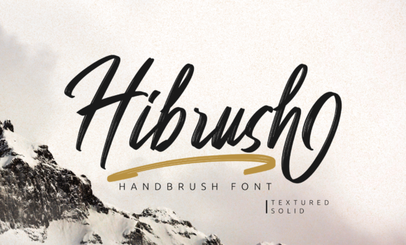 Hibrush Font - Featured Image