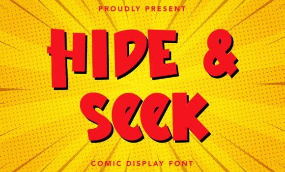 Hide and Seek Font - Featured Image