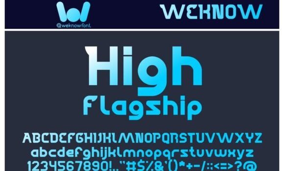 High Flagship Font Fonts Free Download High Flagship Font - Featured Image