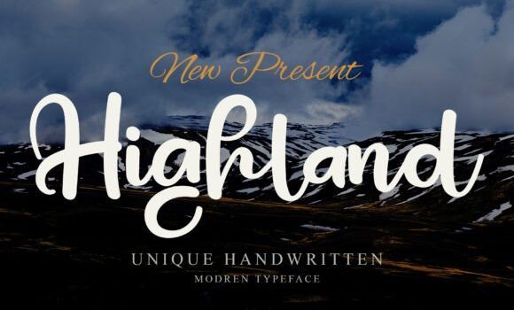 Highland Font - Featured Image