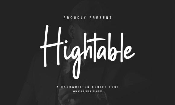 Hightable Font Fonts Free Download Hightable Font - Featured Image