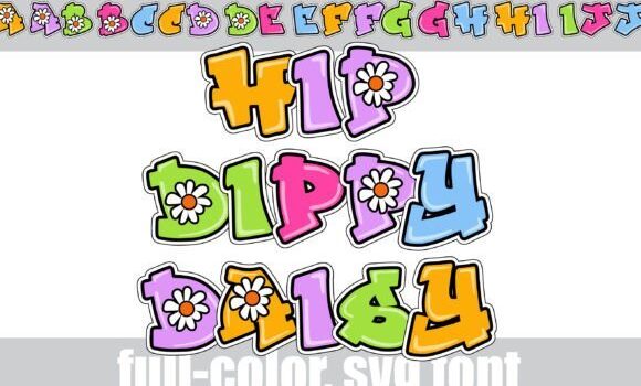 Hip Dippy Daisy Font - Featured Image
