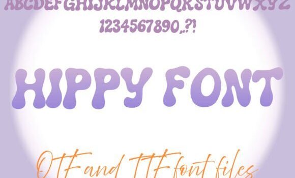 Hippy 60s Font - Featured Image