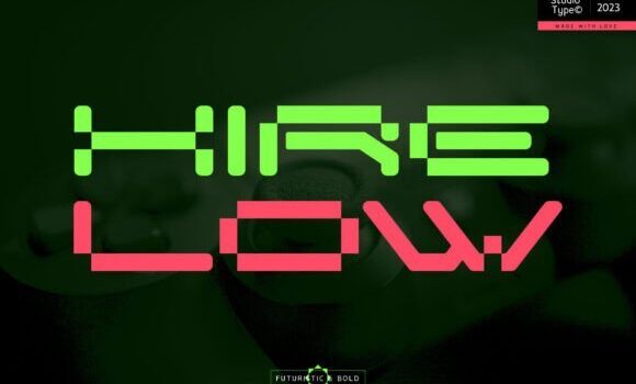Hire Low Font Fonts Free Download Hire Low Font - Featured Image