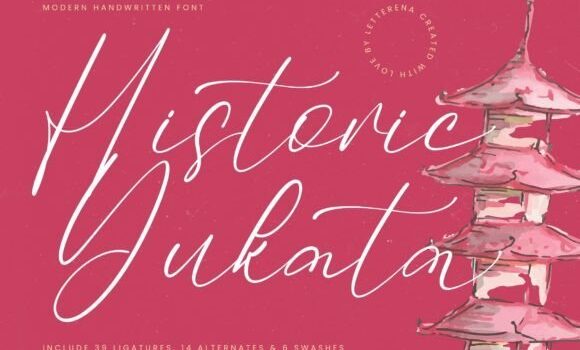 Historic Yukata Font - Featured Image