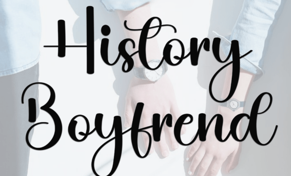 History Boyfrend Font - Featured Image