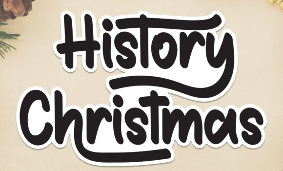 History Christmas Font Fonts Free Download History Christmas Font - Featured Image