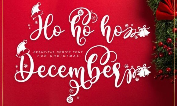 Ho Ho Ho December Font - Featured Image