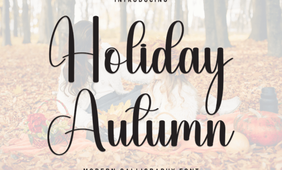 Holiday Autumn Font - Featured Image