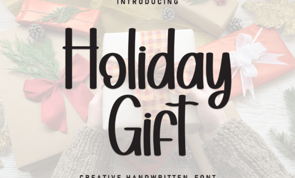 Holiday Gift Font - Featured Image