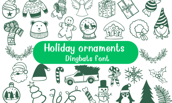 Holiday Ornaments Font Fonts Free Download Holiday Ornaments Font - Featured Image