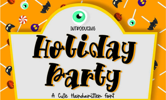 Holiday Party Font - Featured Image