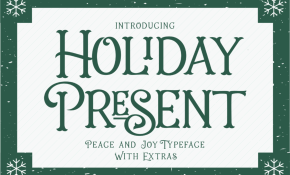 Holiday Present Family Font - Featured Image