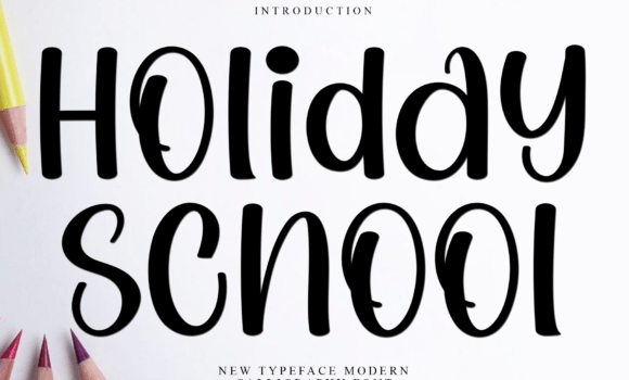 Holiday School Font Fonts Free Download Holiday School Font - Featured Image