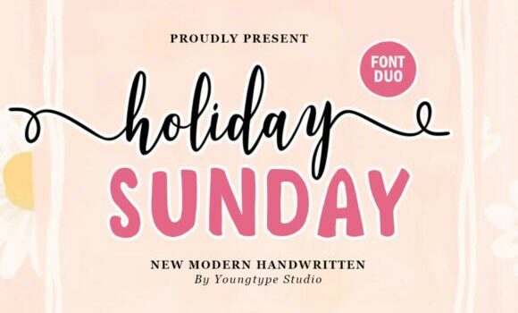 Holiday Sunday Duo Font - Featured Image