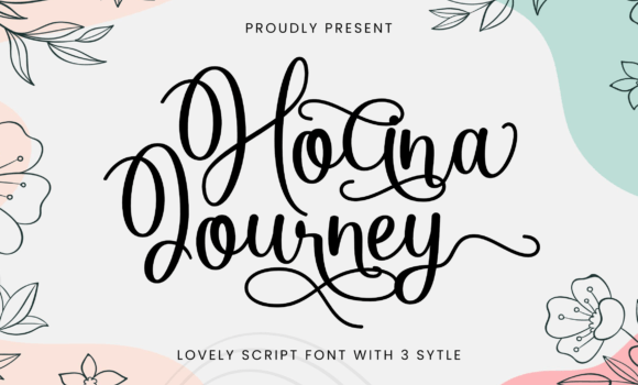 Holina Journey Font - Featured Image