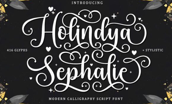 Holindya Sephalie Font Fonts Free Download Holindya Sephalie Font - Featured Image