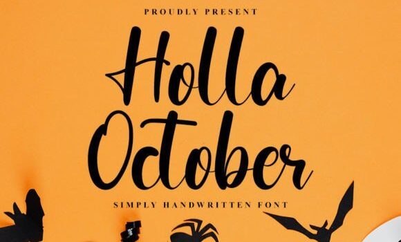 Holla October Font - Featured Image