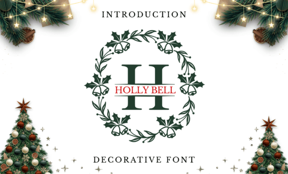 Holly Bell Monogram Font - Featured Image