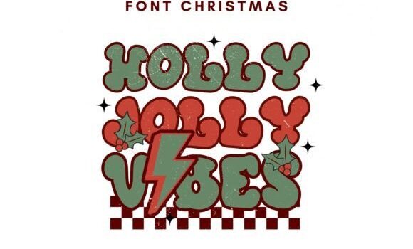 Holly Jolly Vibes Font - Featured Image