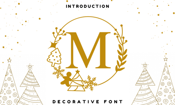Holly Wreath Font - Featured Image