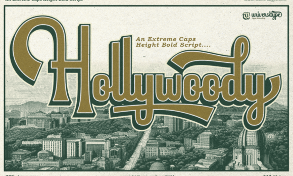 Hollywoody Font - Featured Image