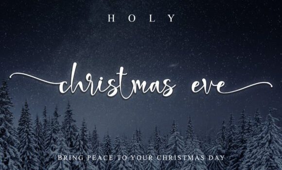 Holy Christmas Eve Font Fonts Free Download Holy Christmas Eve Font - Featured Image