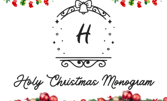 Holy Christmas Monogram Font Fonts Free Download Holy Christmas Monogram Font - Featured Image
