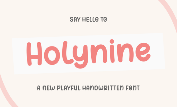 Holynine Font Fonts Free Download Holynine Font - Featured Image